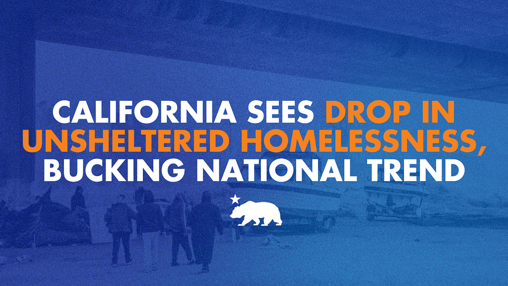 California-sees-drop-in-unsheltered-homelessness-bucking-national-trend-SEO-GFX Graph showing Stockton’s 50% drop in homelessness and PIT count impact on shelter openingsness