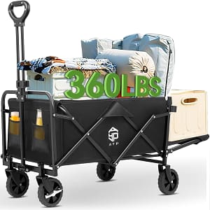 AYP Collapsible Wagon Cart Foldable with Wheels