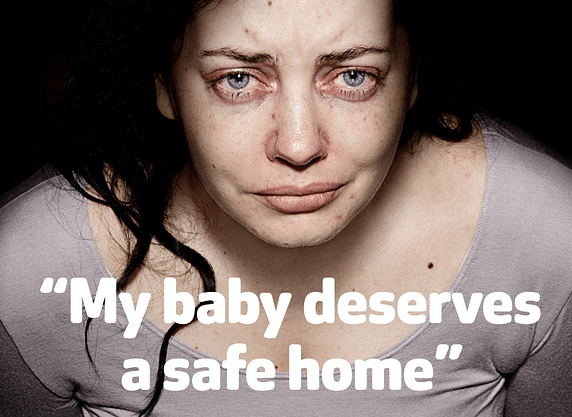 mom Mom Saying My Baby Deserves a Safe Home