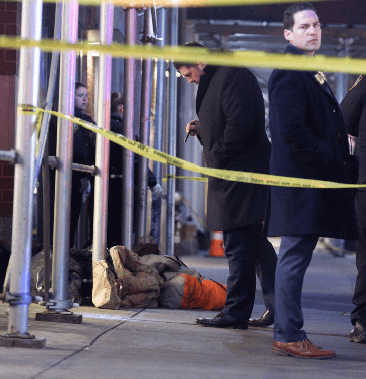 Another homeless person died.