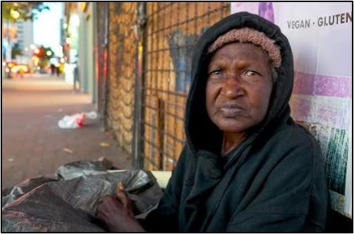 Picture2 Homeless black woman