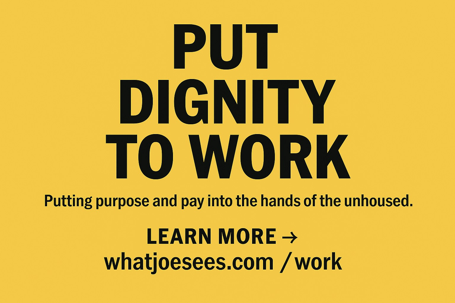 Put Dignity to Work Flyer